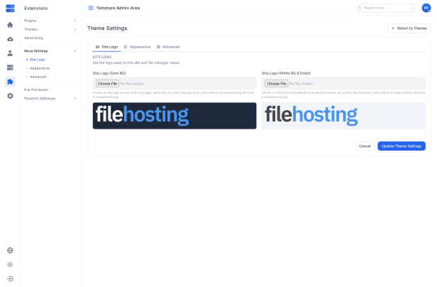 Theme Settings